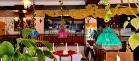 Restaurant Safran mit Bergblick